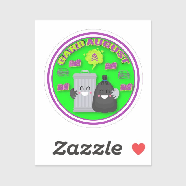 Pegatina de personalizado Cut GarbAugust (Hoja)