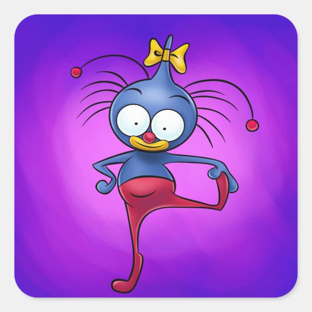 Pegatina de personalizado Cute (Anverso)