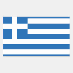 Pegatina de Personalizado de bandera griega