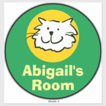 Pegatina de Personalizado de gato divertido para d