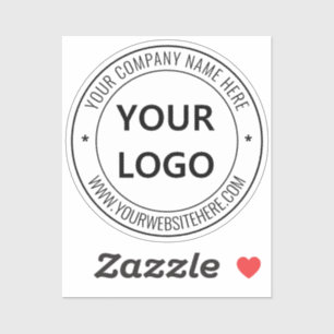 Pegatina de personalizado de logotipo comercial y