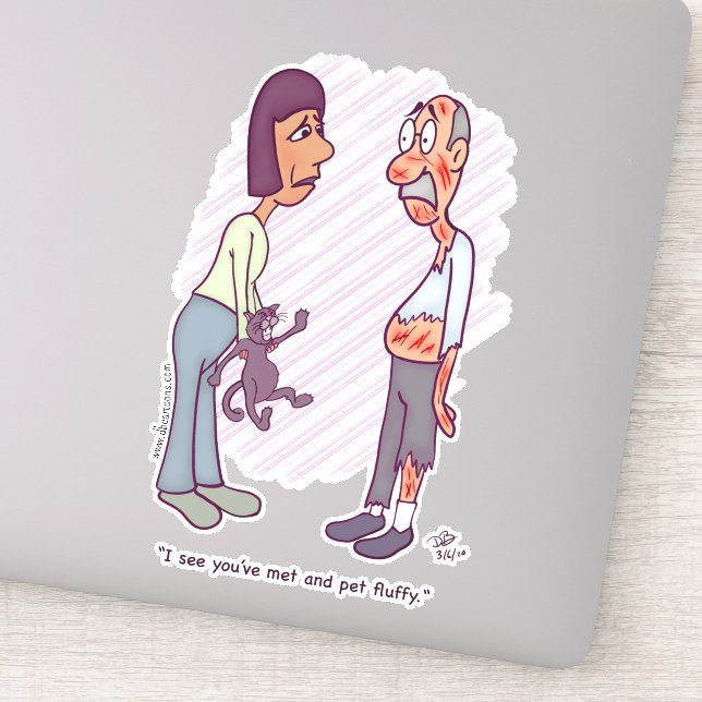 Pegatina de Personalizado de nuevo Mascota (Detalle)