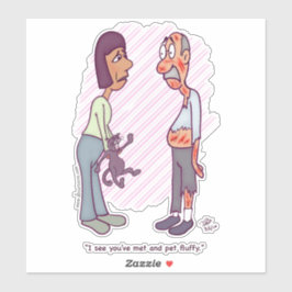 Pegatina de Personalizado de nuevo Mascota