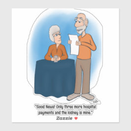 Pegatina de Personalizado de tarjeta renal