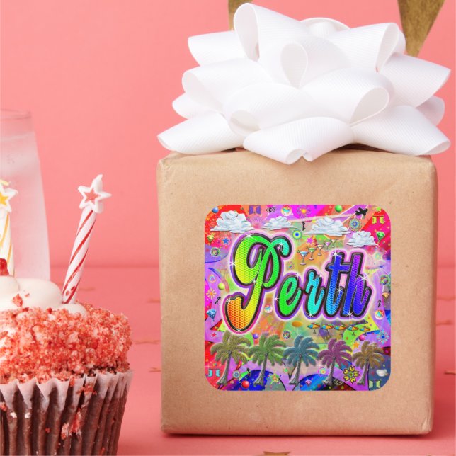 Pegatina de Perth Vista Express (Fiesta)