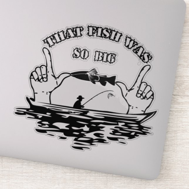 pegatina de pesca (Detalle)