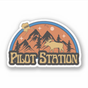 Pegatina de Pilot Station, Alaska