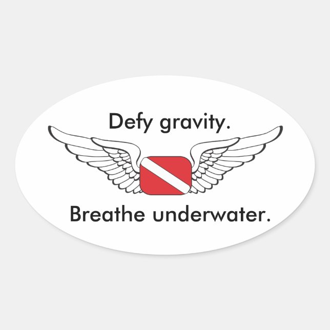 Pegatina de pilotos de buceo (Anverso)