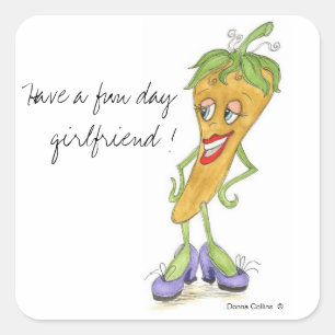 Pegatina de pimienta amarilla