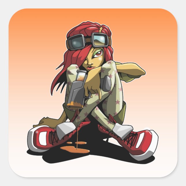 Pegatina de pintura de pared (Anverso)