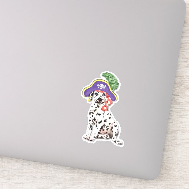 Pegatina de Pirate Dalmatian Vinyl (Detalle)
