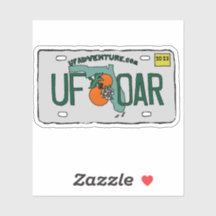 Pegatina de placa de licencia