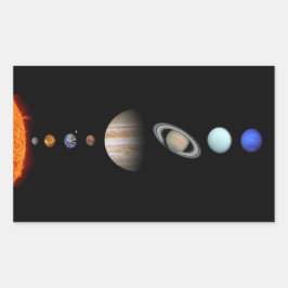 Pegatina de planetas de sistemas solares