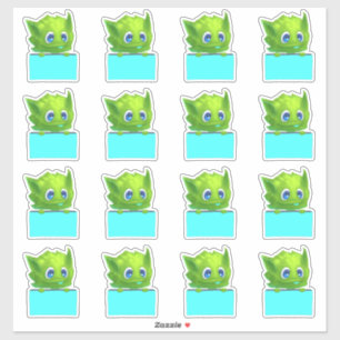 Pegatina De Planner Colorido Con Animal Personaliz