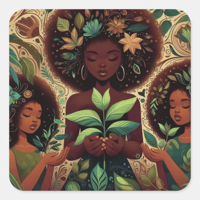 Pegatina de plantas de retención manual (Anverso)