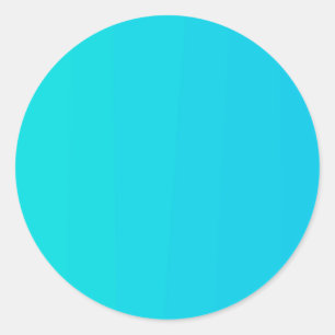 Pegatina de plantilla en blanco de degradado azul 