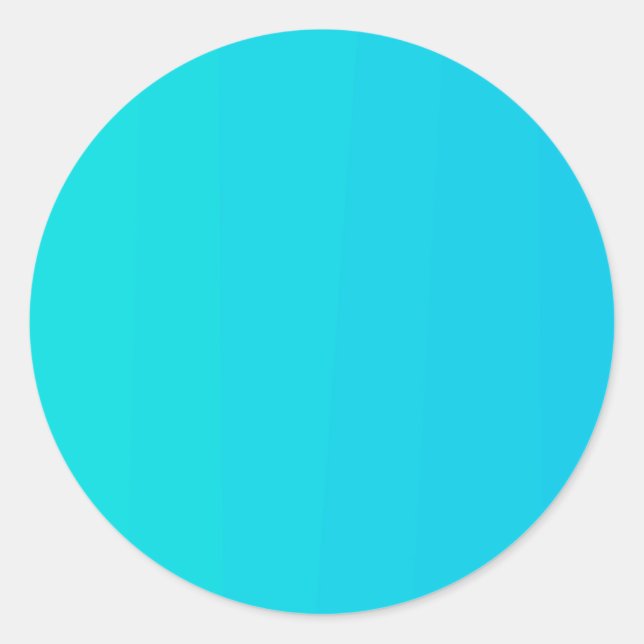 Pegatina de plantilla en blanco de degradado azul  (Anverso)