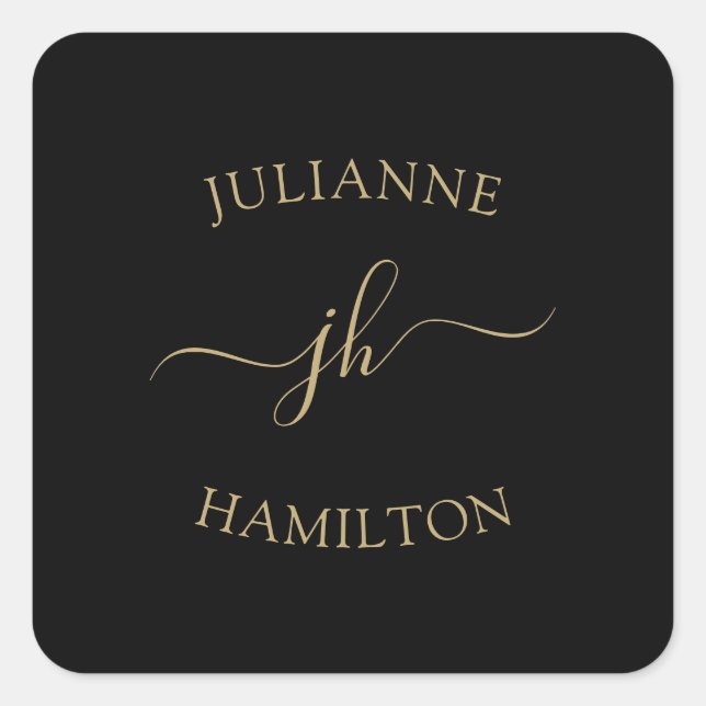 Pegatina de plantillas de logotipo empresarial (Anverso)