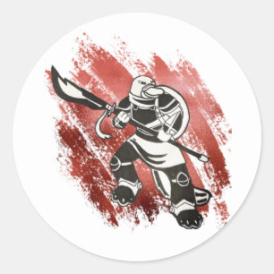 Pegatina de Platypus Warrior