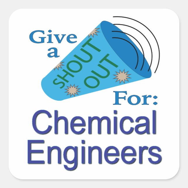 Pegatina de Plaza de Ingenieros Químicos (Anverso)