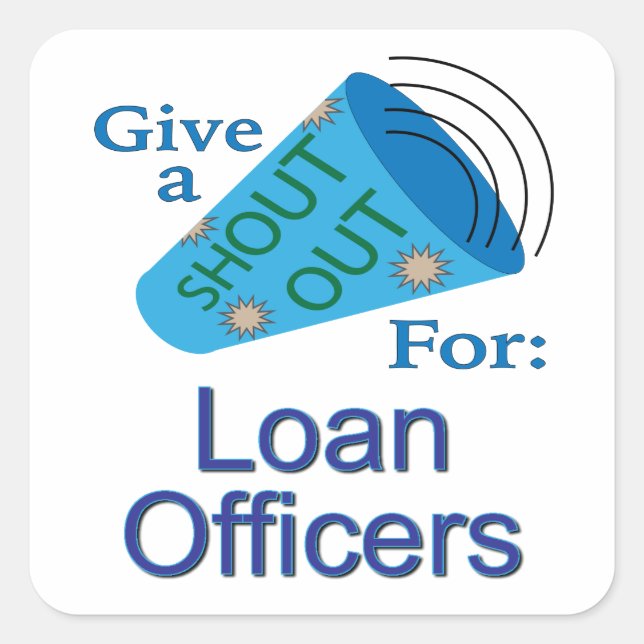 Pegatina de Plaza de Oficiales de Préstamos (Anverso)