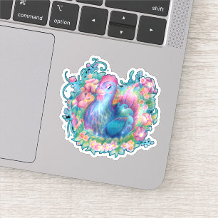 Pegatina de pollo en vinílico