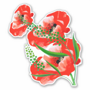 Pegatina de Poppies