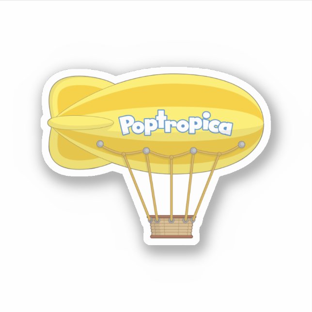 Pegatina de Poptropica Blimp (Anverso)