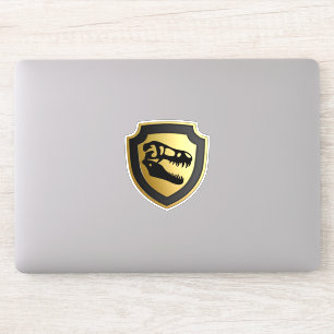 Pegatina de portátil Dino shield