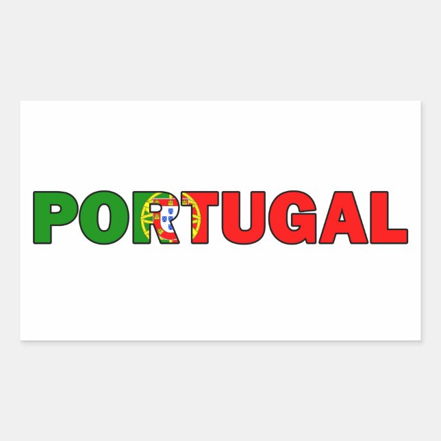 Pegatina de Portugal (Anverso)
