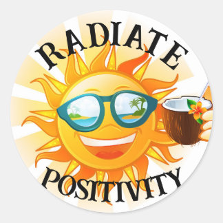 PEGATINA DE POSITIVIDAD DE RADIACIÓN