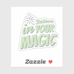 Pegatina de presupuesto inspirador