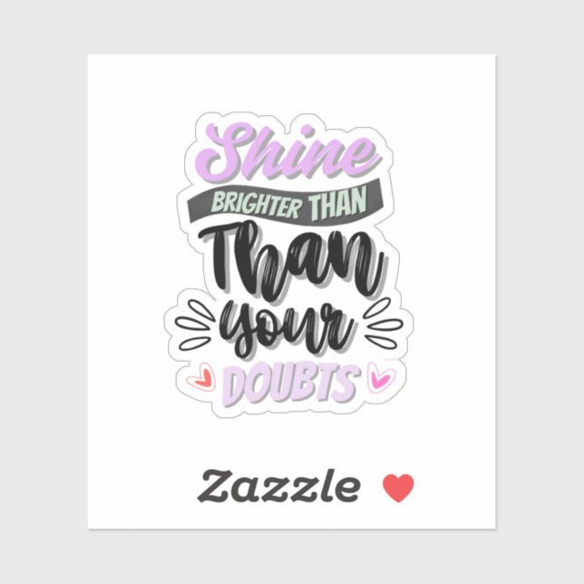 Pegatina de presupuesto inspirador (Hoja)