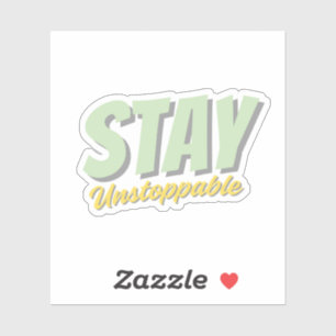 Pegatina de presupuesto motivacional