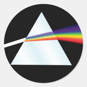 Pegatina de prisma arcoiris