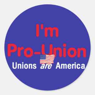 Pegatina de Pro Union