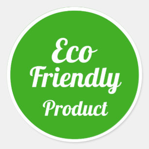Pegatina de productos ecológicos