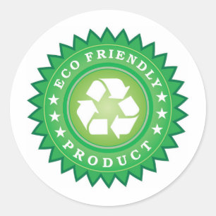 Pegatina de productos ecológicos