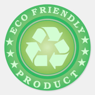 Pegatina de productos ecológicos