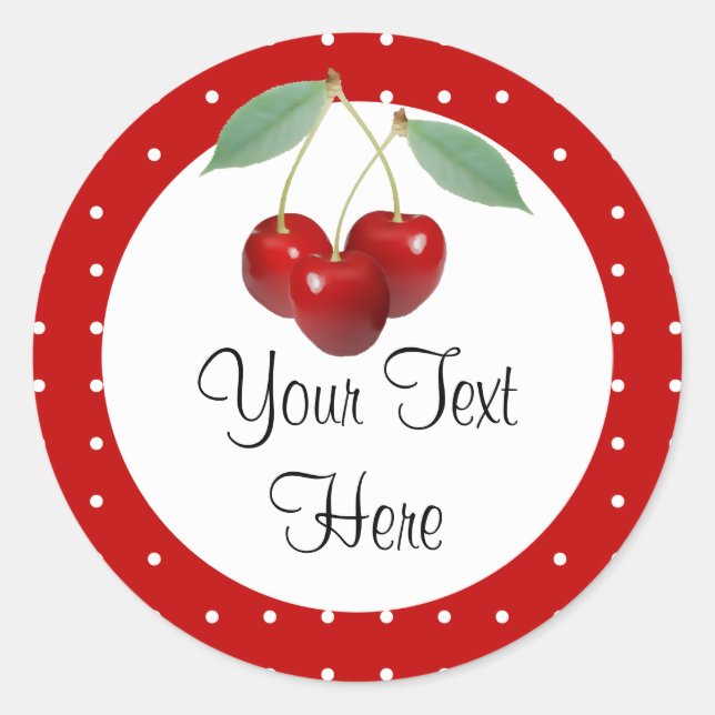 Pegatina De Productos Personalizado De Los Puntos  (Anverso)