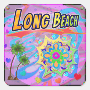 Pegatina de progreso verdadero de Long Beach