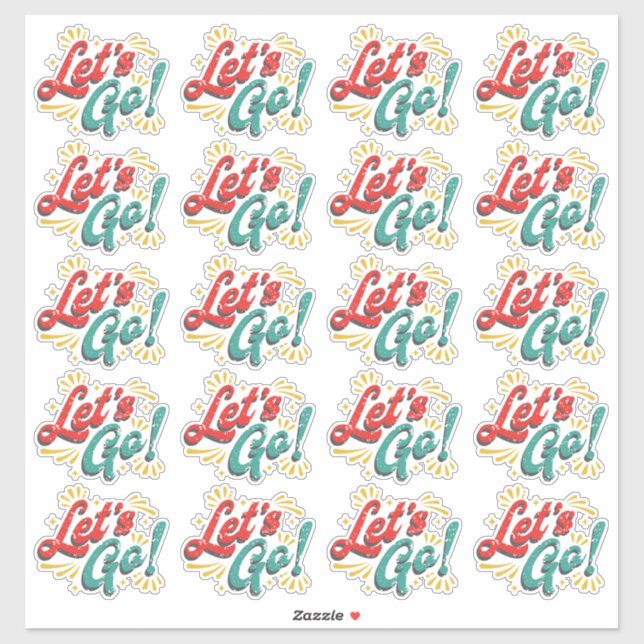 Pegatina de promoción de empresa | Su etiqueta de  (Hoja)