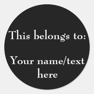 Pegatina de propiedades de personalizable