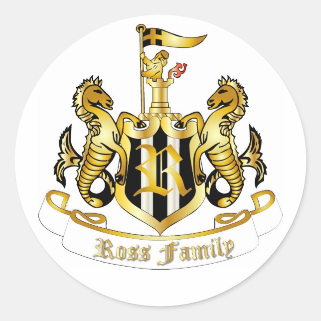 Pegatina de protección de la familia (Ross) (Anverso)