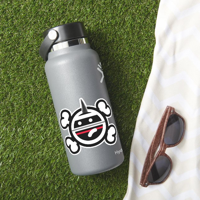 Pegatina de Punkrock Unicorn (HydroFlask Insitu)