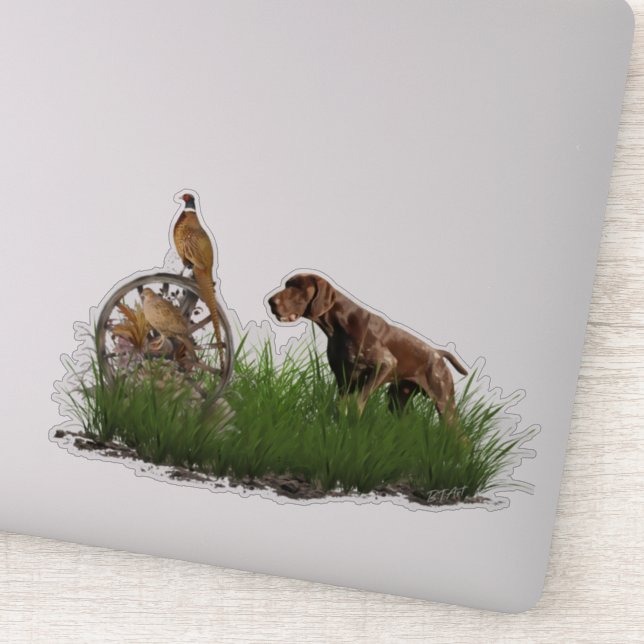 Pegatina de punteros de Shorthtransmitida en Alema (Detalle)