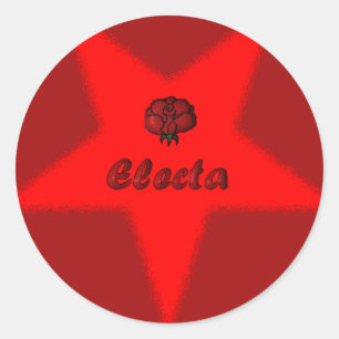 Pegatina de punto estelar floral OES - Electa