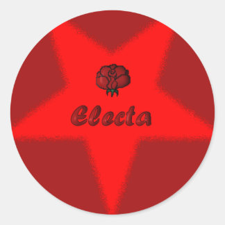 Pegatina de punto estelar floral OES - Electa