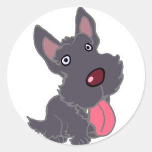 Pegatina DE PUPPY SCOTTY