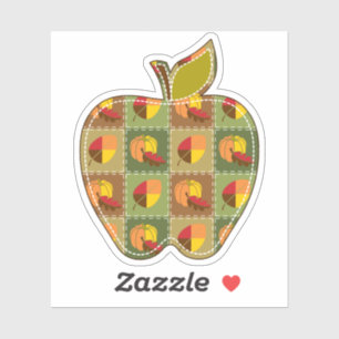 Pegatina de Quilt Contour de otoño